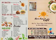 More Than Cafe, Sharda Uni menu 2