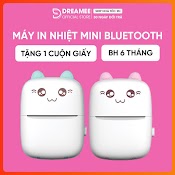 Máy In Nhiệt Mini Bluetooth Cầm Tay, Máy In Hoá Đơn, Tài Liệu, Phao, Nhãn Dán, Ảnh, Tem Nhãn Không Cần Mực