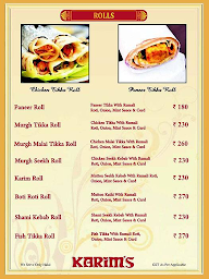 Karim's-01 menu 7