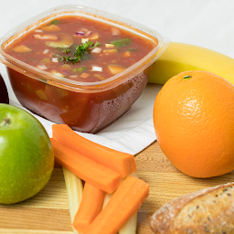 Andalusian Gazpacho Soup Meal