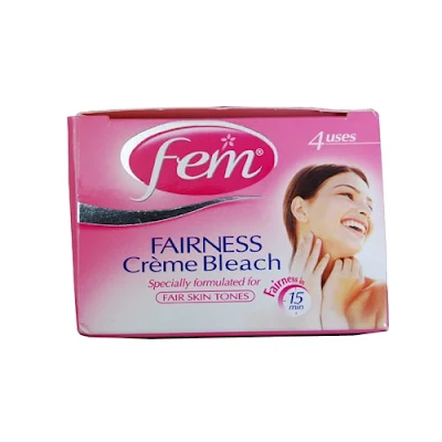 Fem Fairness Naturals Saffron Skin Bleach - 24 gm