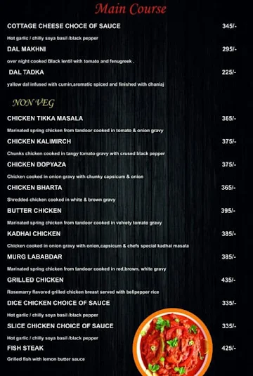 Culina menu 