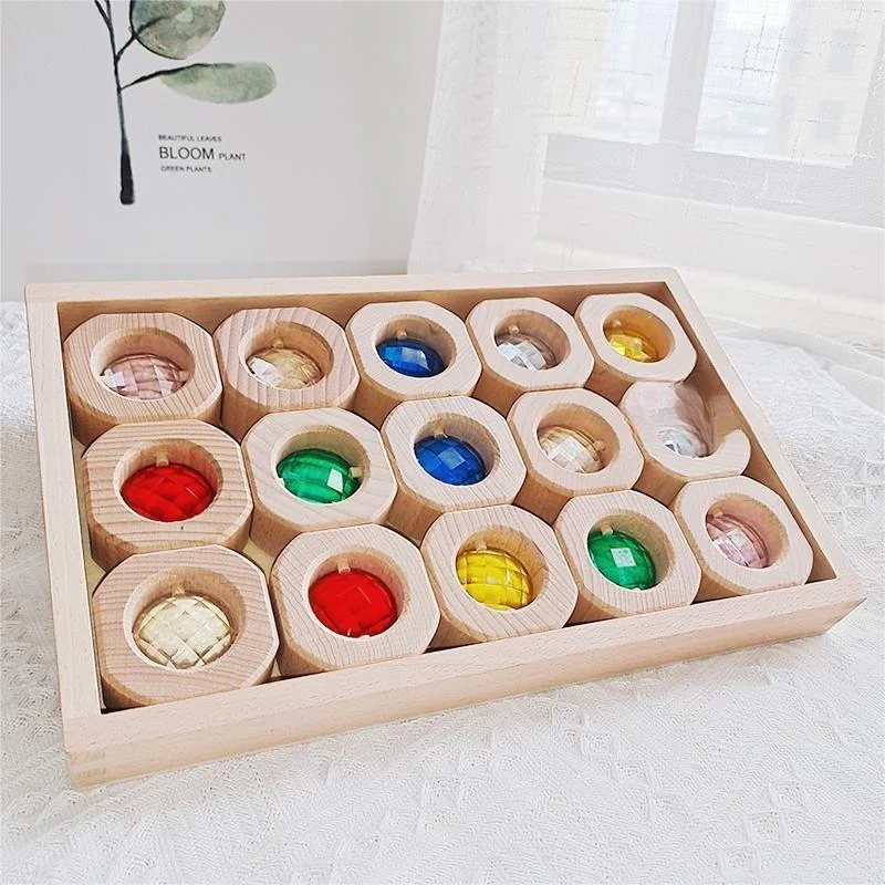 Title 1, Transparent Acrylic Building Blocks Childrens ...