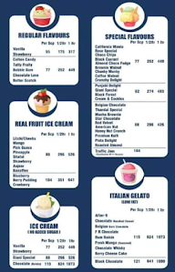 Giani's Ice Cream menu 6