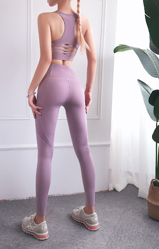 Title 7, Womens Mesh Stitching Hip Yoga Pants offering ...