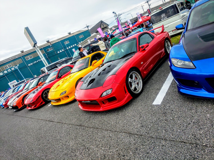 RX-7のミッチー撮り・FC3S・スーパーオートバックス千葉長沼店・絡んでくれた皆さん、ありがとう！😊・フォロワーさんにたくさん会えた！👍️に関するカスタム事例の投稿画像9枚目