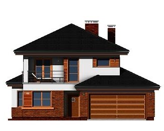 Kasjopea 4 - Elewacja przednia