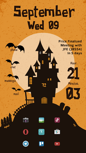 Haunted Theme Total Launcher