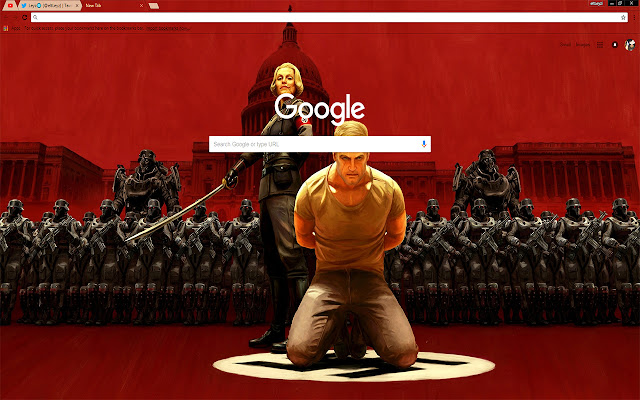 New Wolfenstein II: The New Colossus «Theme» chrome extension