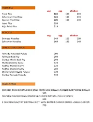 Biryanis And More menu 1