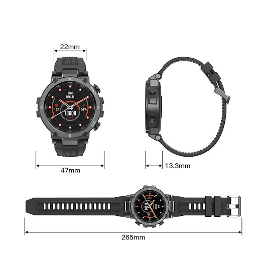 Title 5, Smart reminder watch music sports waterproof Bl...