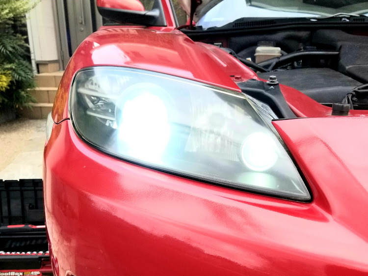 RX-8のBlitz車高調・通勤快速仕様・車高調取付・警告灯に関するカスタム事例の投稿画像5枚目