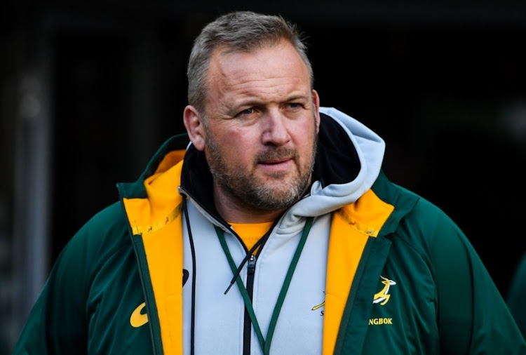 Matt Proudfoot (Scrum Coach) during the South African national mens rugby team captains run at Aviva Stadium on November 10, 2017 in Dublin, Ireland.