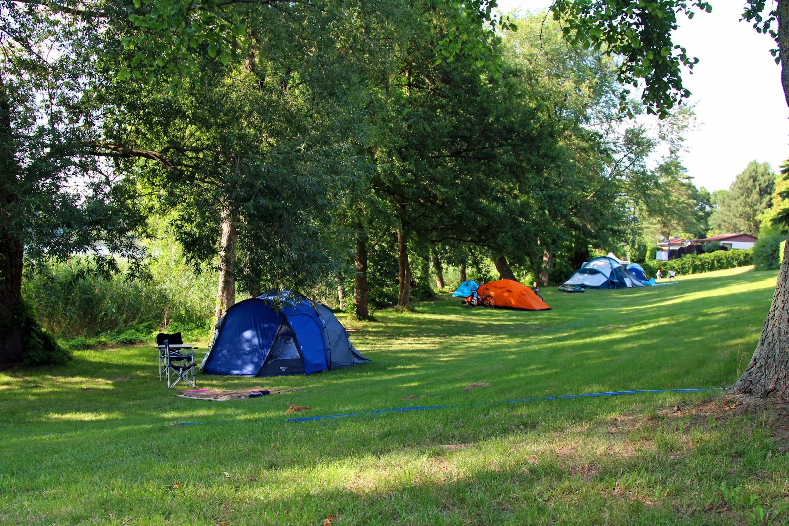 Campeggio sul lago