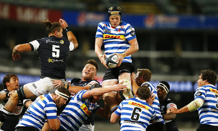 Johan du Toit of Western Province during the Currie Cup match against the Sharks at Kings Park in Durban on August 28, 2021.