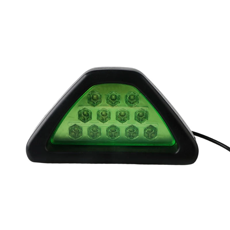Univerzalno LED zadnje svetlo za maglu za auto i motor, trougao kočnice, signal upozorenja, zadnje svetlo, povećava bezbednost.