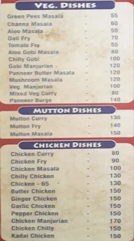 Malabar Restaurant menu 3