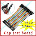 Cáp Test Board Dài 10/20/30Cm Nhiều Màu 10 Sợi/40 Sợi Tự Chọn