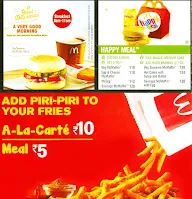 McDonald's menu 3