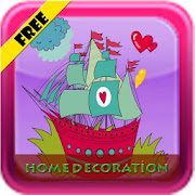 Cottage Decoration Game  Icon