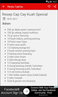 Resep CapCay Enak Bergizi - náhled