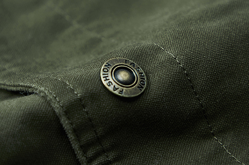 Title 13, New Mens Cotton Lapel Multi-pocket Loose Plus ...
