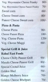 Rahul Fast Food Centre menu 2