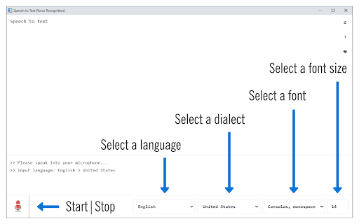 Speech to Text (Voice Recognition)