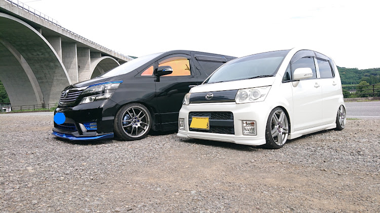 ヴェルファイアの長野・ランチ＆コラボ・盗撮ですけど‼️・ケツ下げたい感に関するカスタム事例の投稿画像2枚目