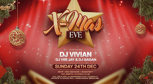 'Grand X-MAS EVE' Ft.DJ Vivian at Nolimmits Lounge & Club.  | Christmas 2023