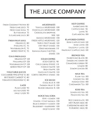 The Juice Company menu 1