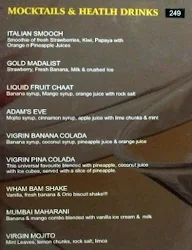 Liquid Lounge menu 1