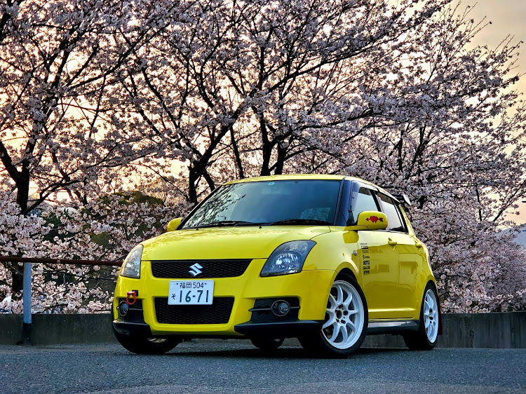 スイフトスポーツの目指せPickUpCars・need for swift・桜🌸とコラボ・CTのみなさんに感謝・世界平和を願いますに関するカスタム事例の投稿画像2枚目
