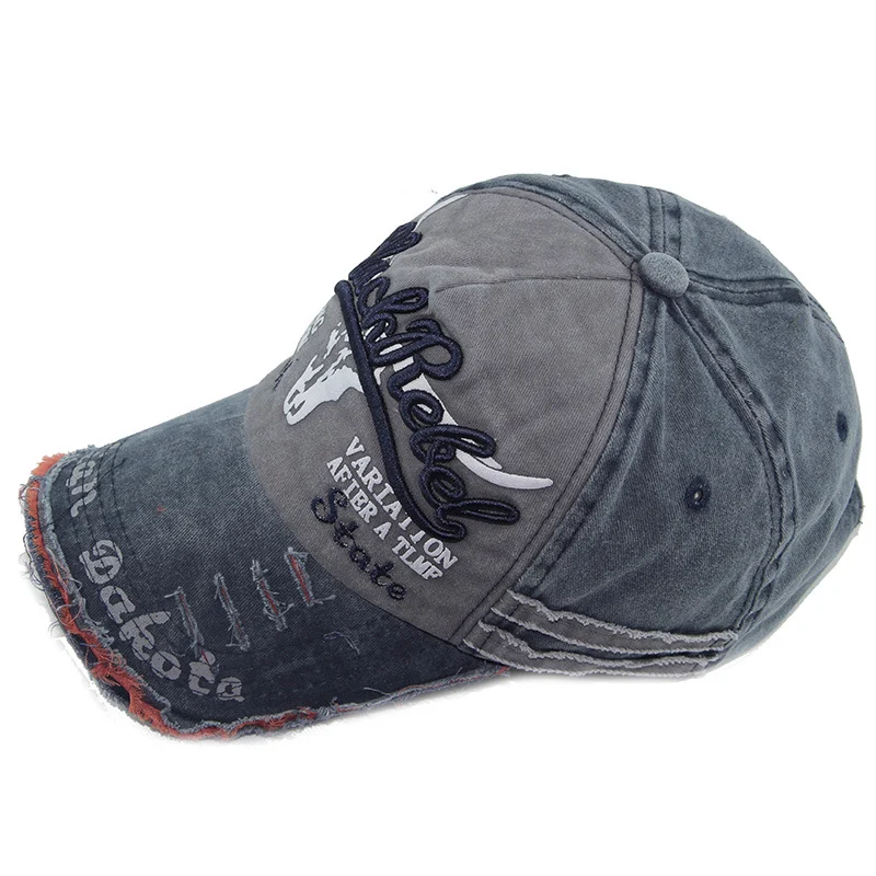 Gorra de béisbol gorra completa lavada