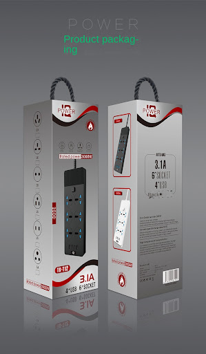 Title 5, 2024 New 3000W Power Strip with 4 USB, 6 Outlet...