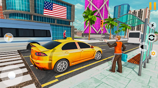 Screenshot Taxi Car Driving : Taxi Sim 3D