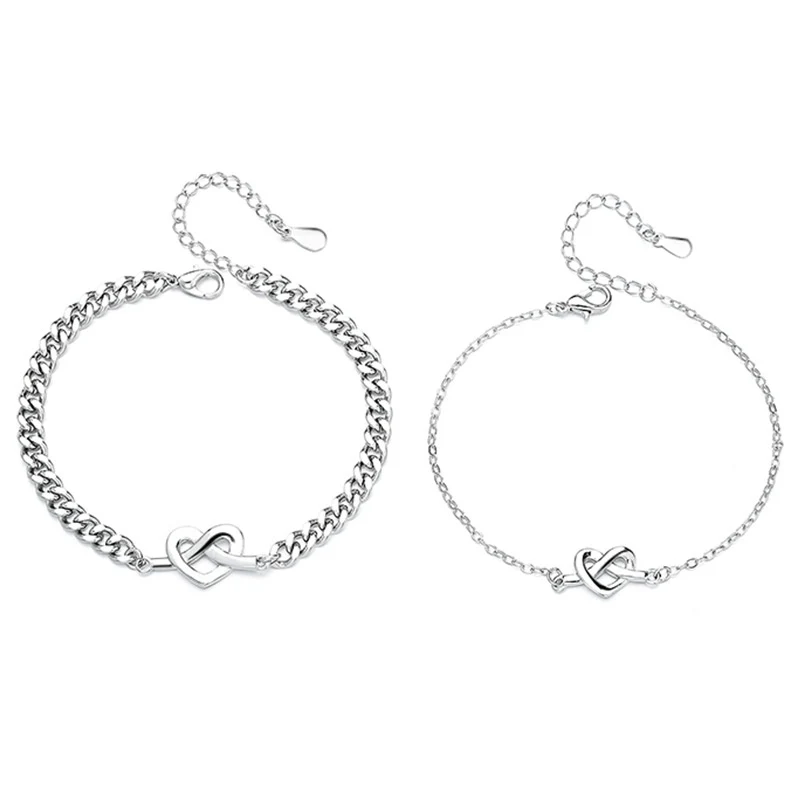 Erkek ve Kadın Moda Basit Truelove Knot Bileklik