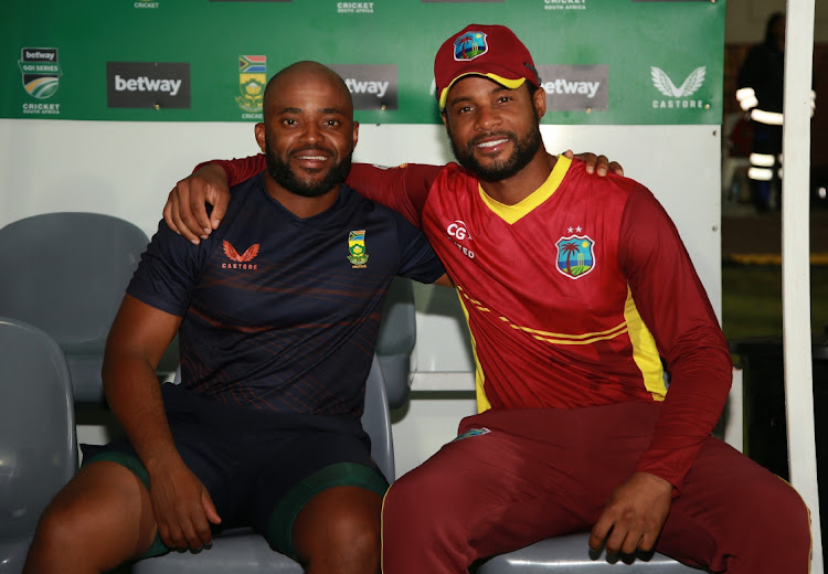 Captains Temba Bavuma of South Africa and Shai Hope of West Indies both made centuries in the second ODI in East London on Saturday.