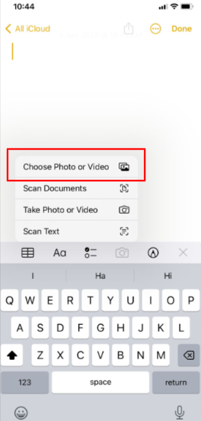 convert a picture to PDF on iPhone-