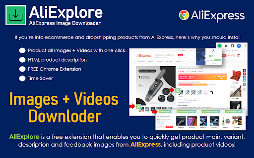 AliExplore | AliExpress Image Downloader