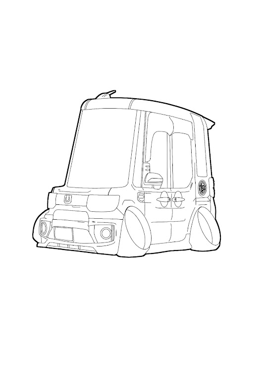 ウェイクのイラスト・ウェイク・お絵描き・Initial☆D familyに関するカスタム事例の投稿画像3枚目