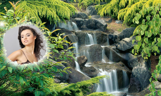 Natural Waterfall Photo Frame