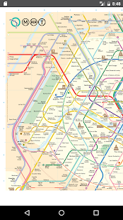 Paris Subway 2017 Map - náhled