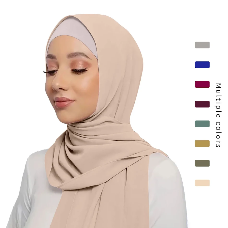 Lenço-chapéu feminino de cor sólida com base em modal Acessório versátil, macio e elegante para cabeça e pescoço, ideal para aquecer e complementar seu visual.