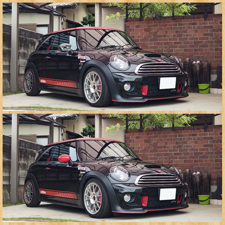 MINI ジョンクーパーワークスの合成アプリに関するカスタム事例の投稿画像1枚目