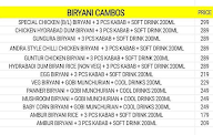 Biryani House Andra Style menu 2