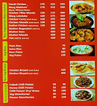 Yaaro Da Cafe menu 2