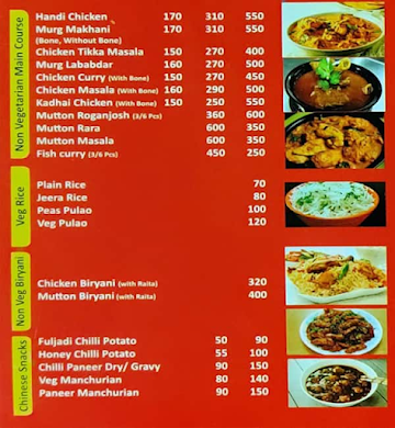 Yaaro Da Cafe menu 