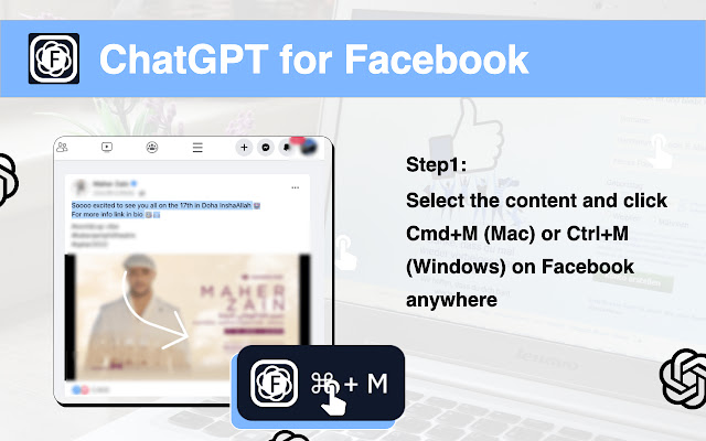 Smart AI Comments & Replies for Facebook™ with ChatGPT