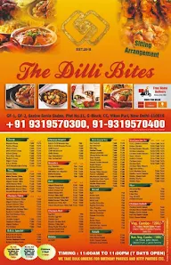 Dilli Bites menu 1